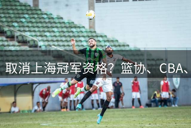 取消上海冠军资格？篮协、CBA、上海三方表态，处罚结果即将公布